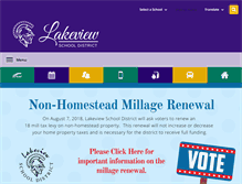 Tablet Screenshot of lakeviewspartans.org